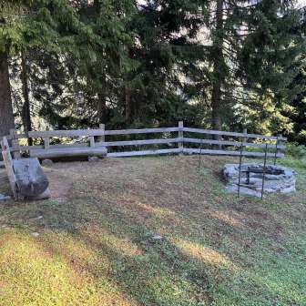 Feuerstelle Pavillon Panell Splügen