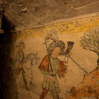 Die originalen Wandmalereien im Stoffelhaus sind gut erhalten