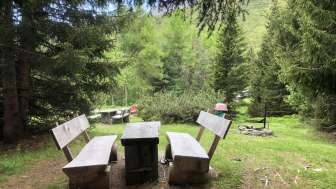 Feuerstelle Bruchalp Tschappina