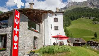 Ausblick aus dem Hotel Alte Herberge Weiss Kreuz