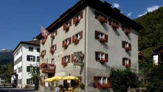 Das Gasthaus Alte Post in Zillis