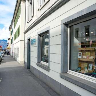 Die Regionalbibliothek Thusis an der Neudorfstrasse