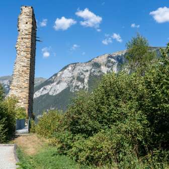 Burgruine Cagliatscha bei Clugin