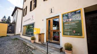 Die Gästeinformation von Viamala Tourismus in Splügen