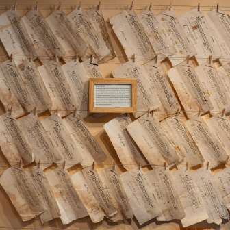 Alte Säumerbriefe in der CasaStorica in Andeer